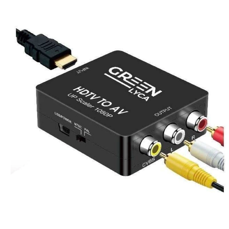 Green-Lyca GL69403 Έξυπνος Μετατροπέας 1080p HDMI σε AV NTSC-PAL