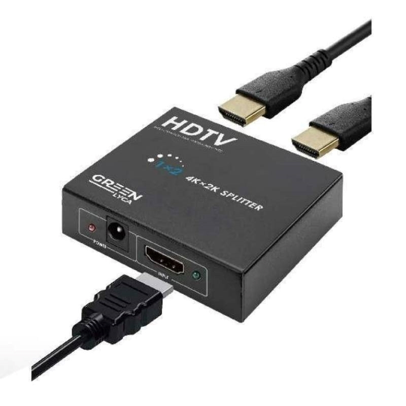 Green-Lyca GL69408 4K Διαχωριστής (Splitter) HDMI 1 προς 2
