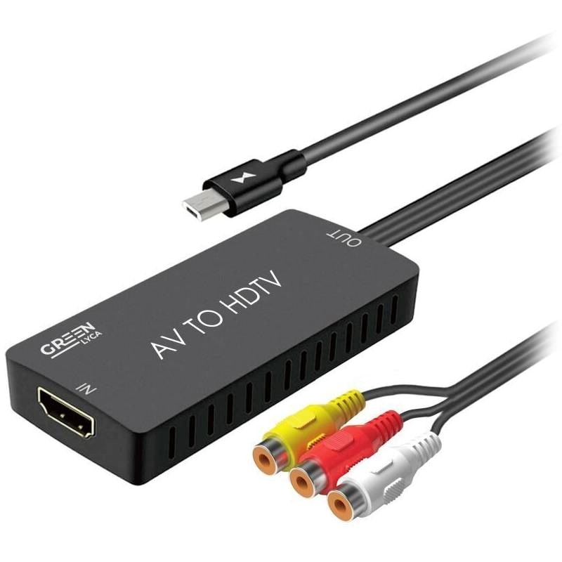 Green-Lyca GL69661 AV σε HDTV Μετατροπέας Διακόπτης 1080p