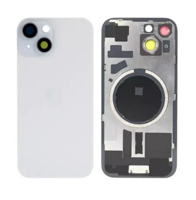 Πισω καπακι Full Back Cover Magsafe Magnet Για iPhone 15 - Χρώμα: White Titanium