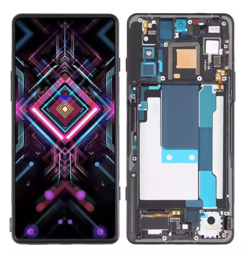 OLED Οθόνη LCD με Μηχανισμό Αφής και Πλαίσιο για Xiaomi POCO F3 5G - Χρώμα: Μαύρο