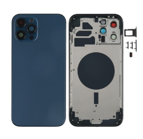 Πίσω Καπάκι με Πλαίσιο (HOUSING) για Apple iPhone 12 Pro Max - Χρώμα: Pacific Blue
