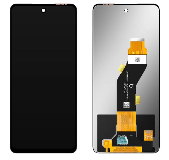 OEM Οθόνη LCD με Μηχανισμό Αφής για ZTE Blade A75 4G - Χρώμα: Μαύρο