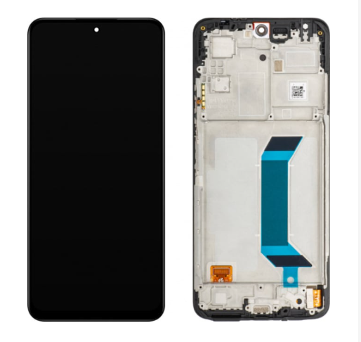 Incell Οθόνη LCD με Μηχανισμό Αφής και Πλαίσιο για Xiaomi Redmi Note 12 5G - Χρώμα: Μαύρο