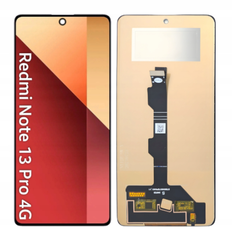 OLED Οθόνη LCD με Μηχανισμό Αφής για Xiaomi Redmi Note 13 Pro 4G/POCO M6 PRO 4G - Χρώμα: Μαύρο