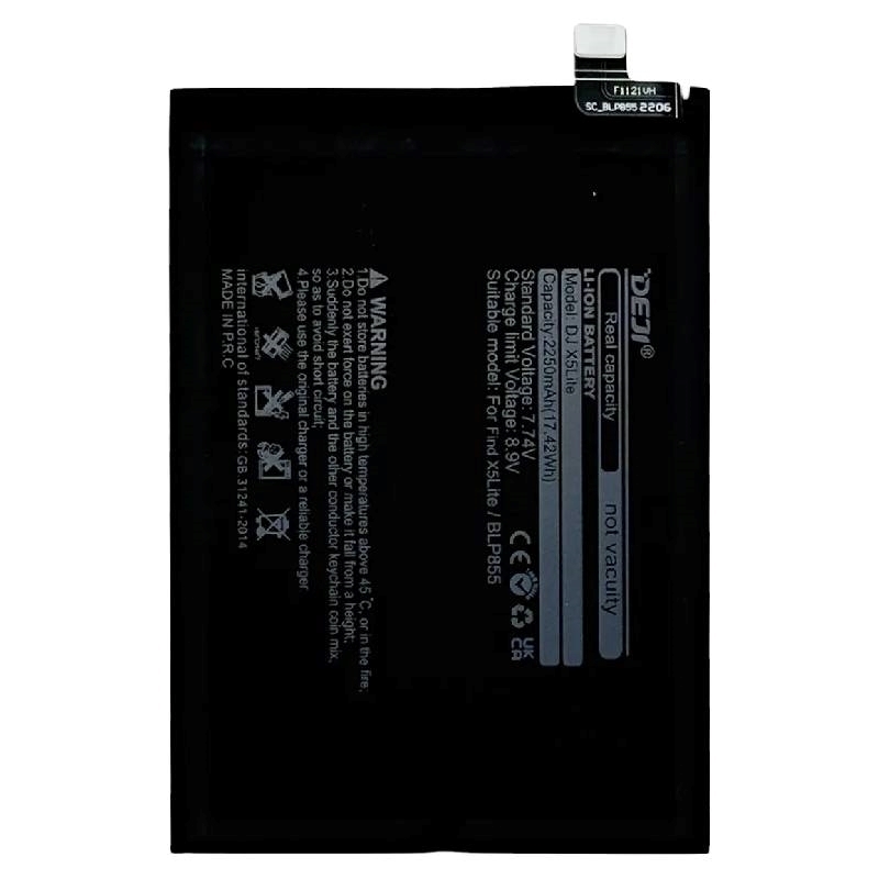 Συμβατή Μπαταρία Deji BLP899 Αντικατάστασης για Oneplus 10 Pro - 5000 mAh
