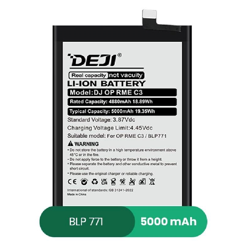 Συμβατή Μπαταρία Deji BLP771 Αντικατάστασης για Realme C3 C25Y/6I/NARZO - 5000 mAh
