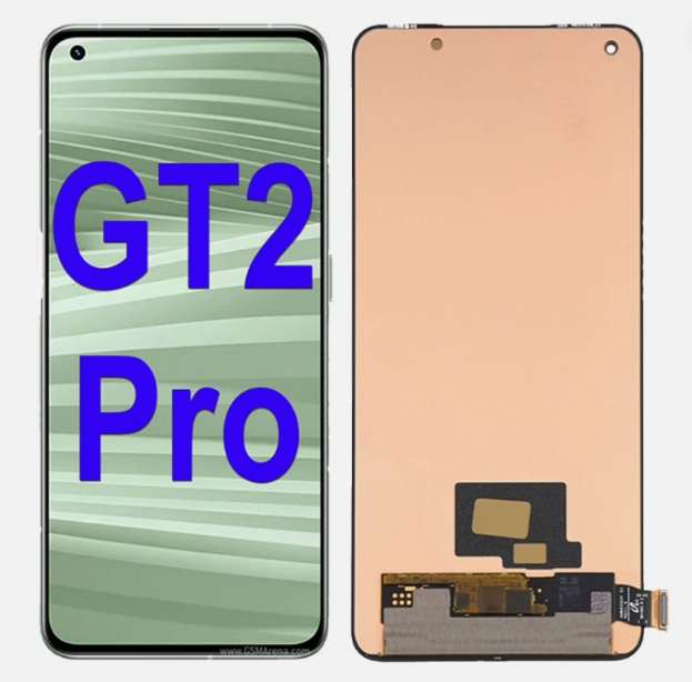 OEM Οθόνη LCD ( NO fingerprint ) με Μηχανισμό Αφής για Realme GT2 / Realme GT2 Pro - Χρώμα: Μαύρο