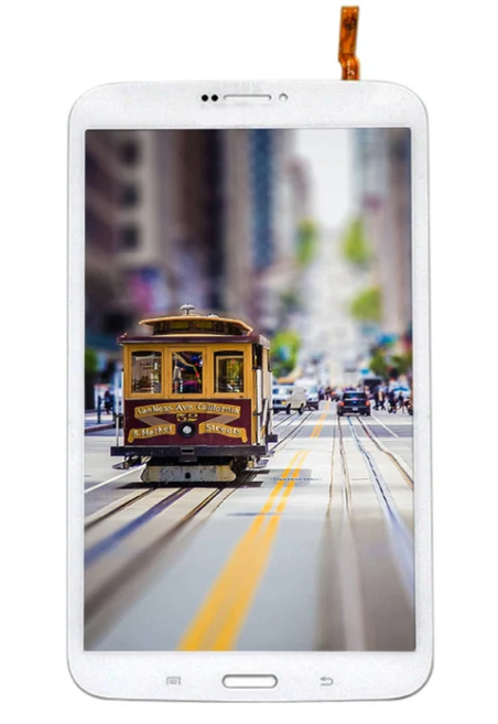 OCG Refurbished Full HD Οθόνη LCD με Μηχανισμό Αφής για Samsung T311 Galaxy Tab 3 8.0 - Χρώμα: Λευκό