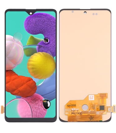 OLED Full HD Οθόνη LCD με Μηχανισμό Αφής Assembly για Samsung Galaxy A51 A515F - Χρώμα: Μαύρο