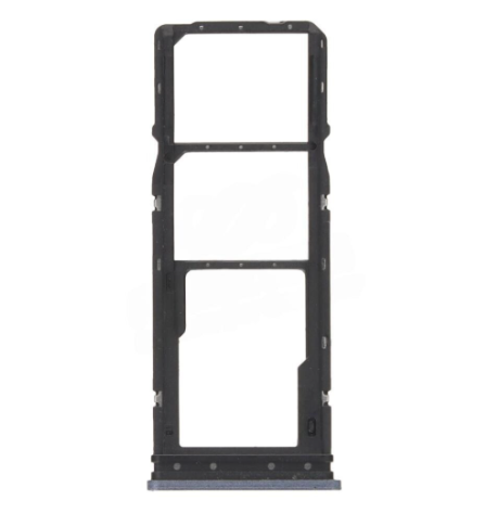 Υποδοχή κάρτας / Dual SIM Tray για TCL 40 SE - Χρώμα: Μαύρο