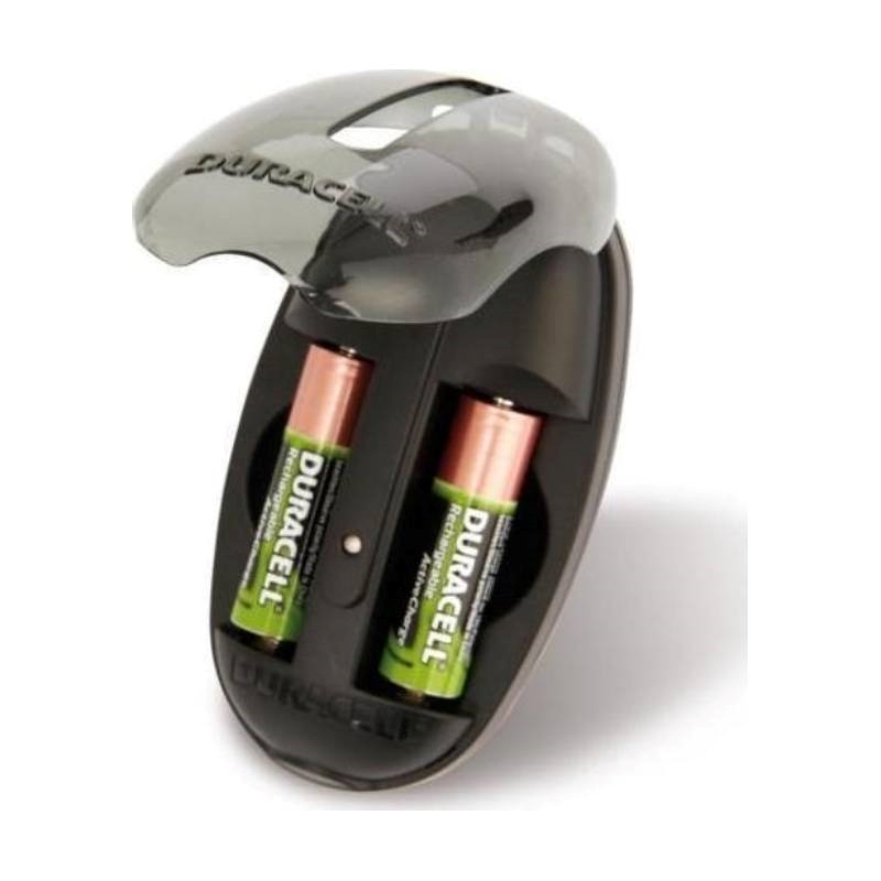 Φορτιστής Μπαταριών & 2 Μπαταρίες ΑΑ Duracell Rechargeable Accu CEF20EU