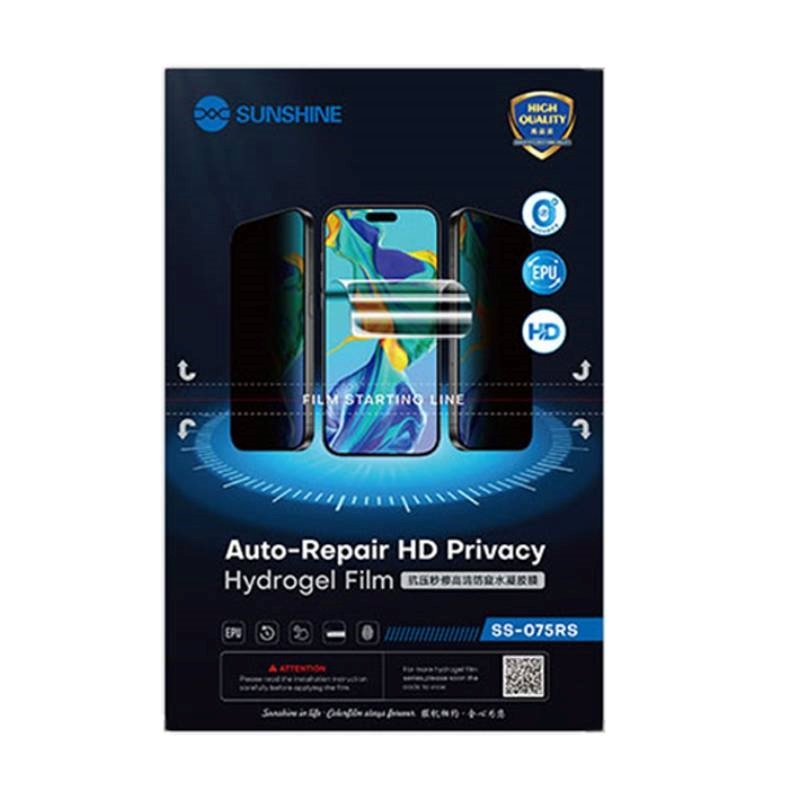 SUNSHINE SS-075RS Anti-pressure Instant Repair High-definition Privacy Hydrogel Film 50pcs/box