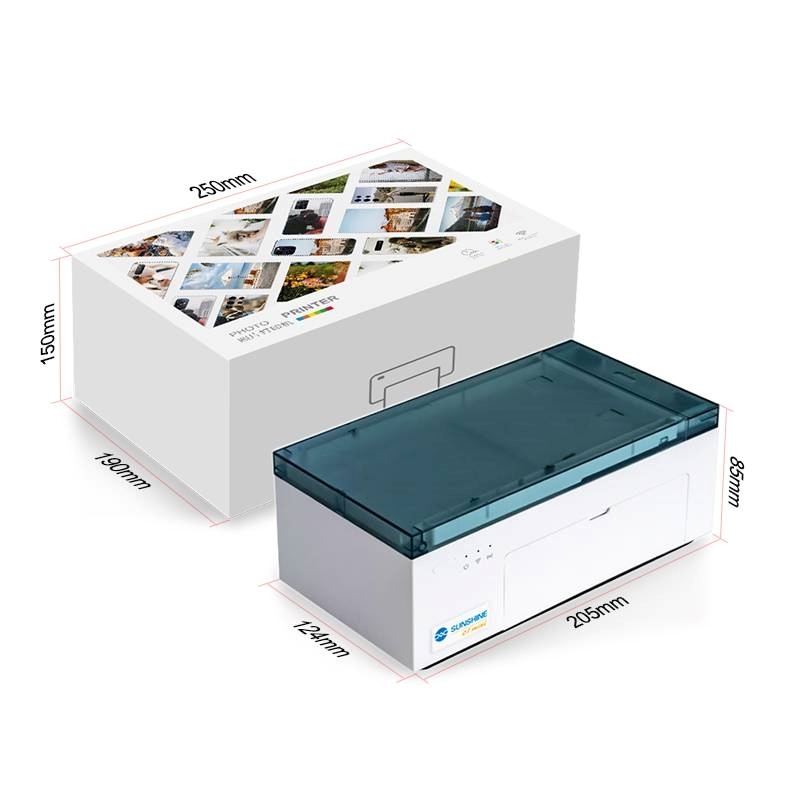 SUNSHINE C1 MINI mobile phone color film printer with sticker set 110V/220V