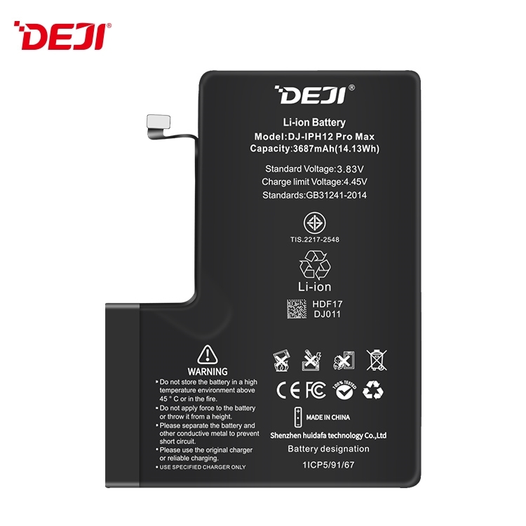 Deji Συμβατή Μπαταρία Αντικατάστασης για Apple iPhone 12 Pro Max - 3687 mAh