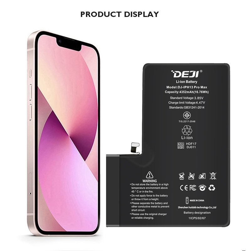 Deji Συμβατή Μπαταρία Αντικατάστασης για Apple iPhone 13 Pro Max - 4352 mAh