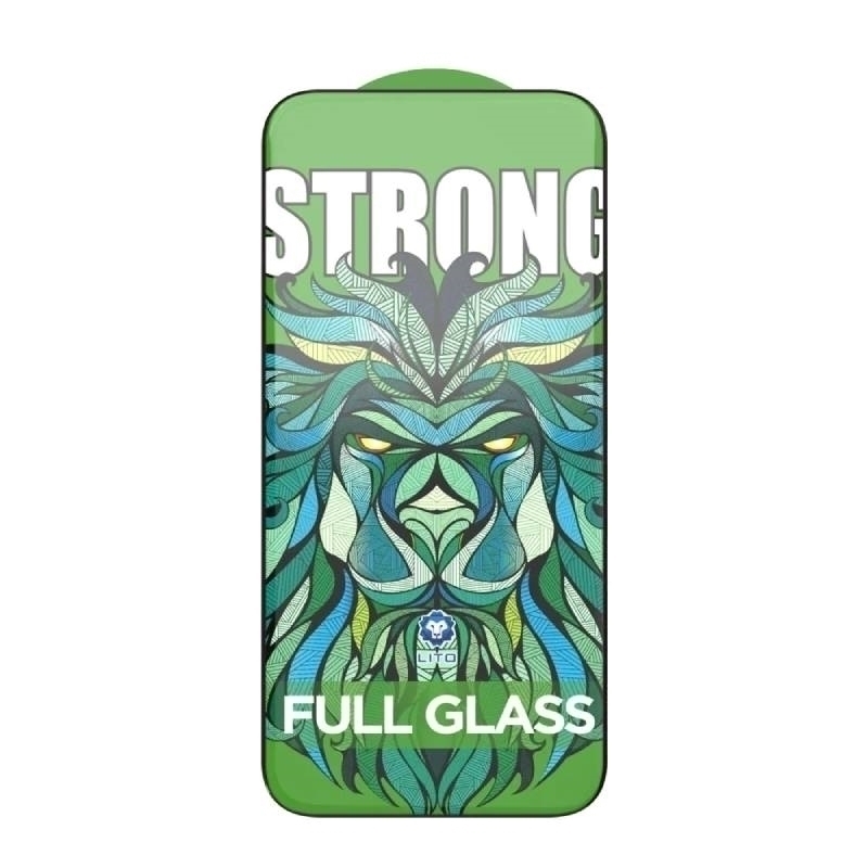 Lito D+MAX Προστασία Οθόνης Strong Super Full Tempered Glass Screen Protector For iPhone 15 Pro Max - Διαφανής