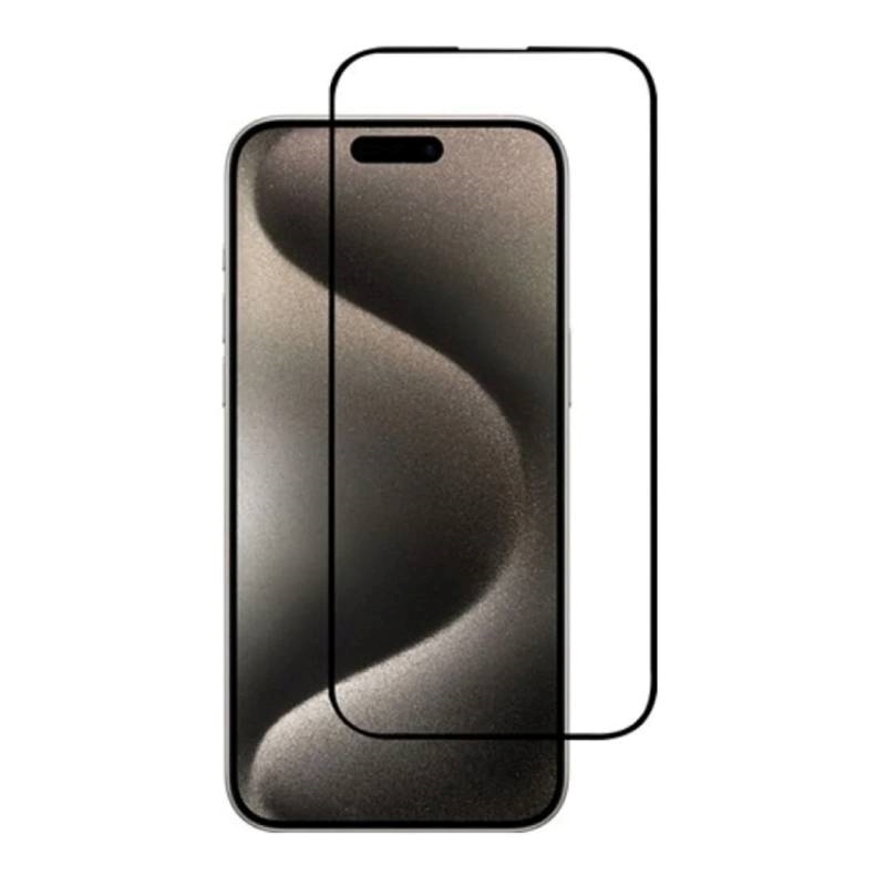 Προστασία Οθόνης Mossily Anti Static Full Glue Full Face Tempered Glass για iPhone 15 Pro Max