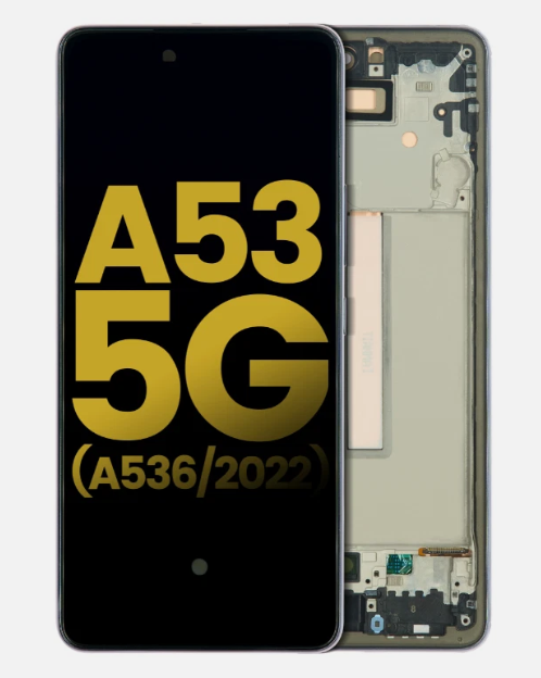 AMOLED Full HD Οθόνη LCD με Μηχανισμό Αφής και πλαίσιο για Samsung Galaxy A53 A536 - Χρώμα: Μαύρο