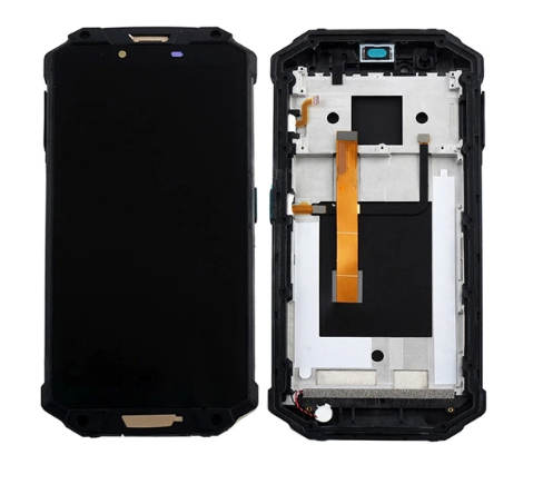 OEM Οθόνη LCD με Μηχανισμό Αφής και Πλαίσιο για Oukitel WP2 - Χρώμα: Μαύρο