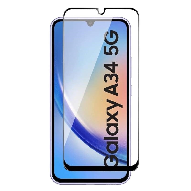 Προστασία Οθόνης Mossily Anti Static Full Glue Full Face Tempered Glass για Galaxy A34 5G