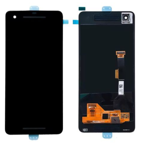 Refurbished OCG Org Change glass OEM Οθόνη LCD με Μηχανισμό Αφής για Google Pixel 2 - Χρώμα: Μαύρο