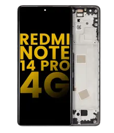 Incell Οθόνη LCD ( NO fingerprint ) με Μηχανισμό Αφής και Πλαίσιο για Xiaomi Redmi Note 14 Pro 4G - Χρώμα: Μαύρο