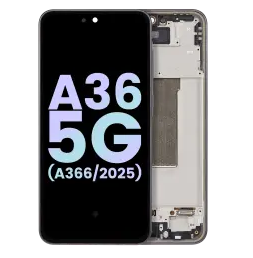 Incell Οθόνη LCD ( NO fingerprint ) με Μηχανισμό Αφής και πλαίσιο για Samsung GalaxyA36 5G SM-A366  - Χρώμα: Μαύρο