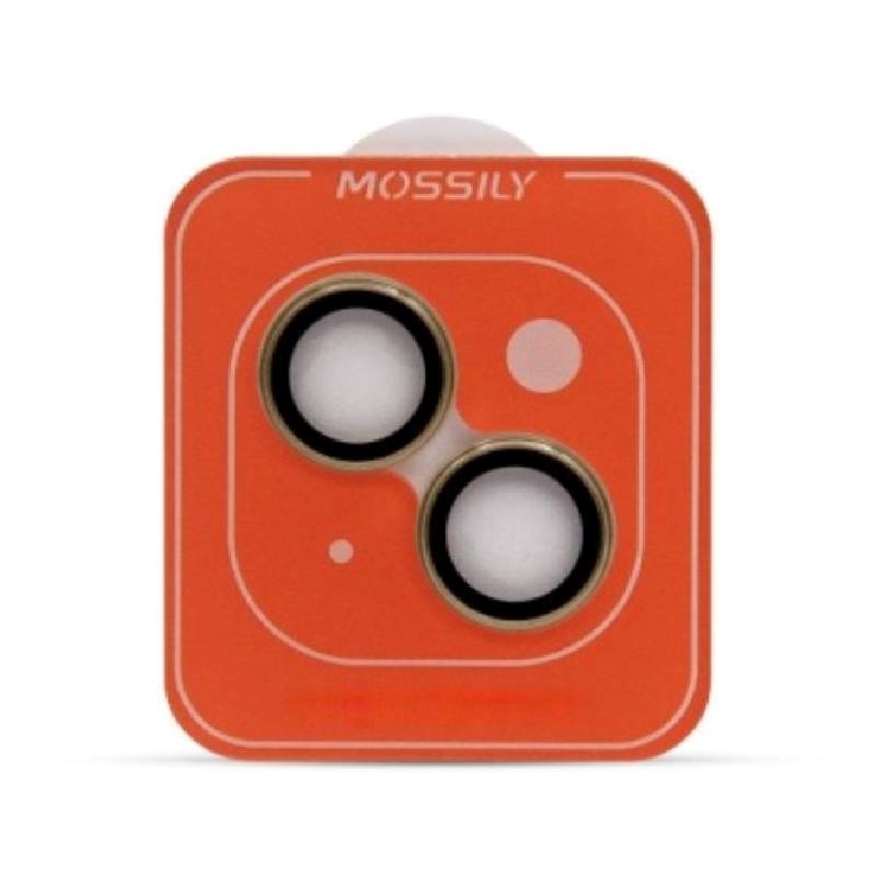 Tζαμάκι Προστασίας Πίσω Κάμερας Mossily HD Camera Glass για iPhone 13 - Gold