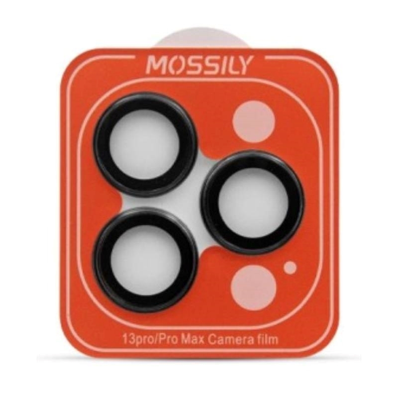 Tζαμάκι Προστασίας Πίσω Κάμερας Mossily HD Camera Glass για iPhone 13 Pro/ 13 Pro Max - Black