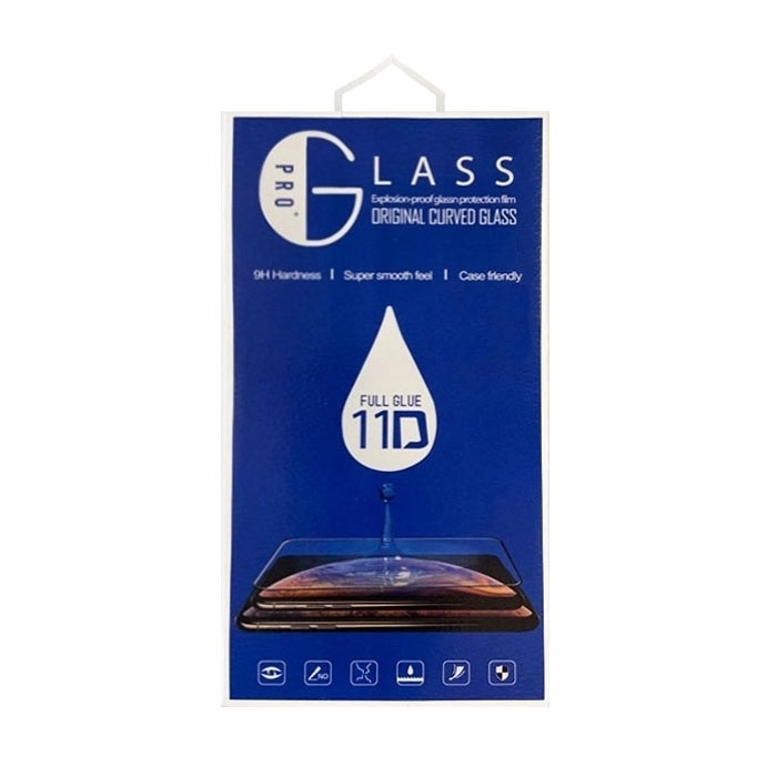 Προστασία Οθόνης Tempered Glass 11D Full Cover Full Glue 0.3mm for Apple iPhone 14 Pro - Χρώμα: Μαύρο