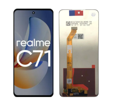 Incell Οθόνη LCD με Μηχανισμό Αφής για Realme C71 / C72 - Χρώμα: Μαύρο
