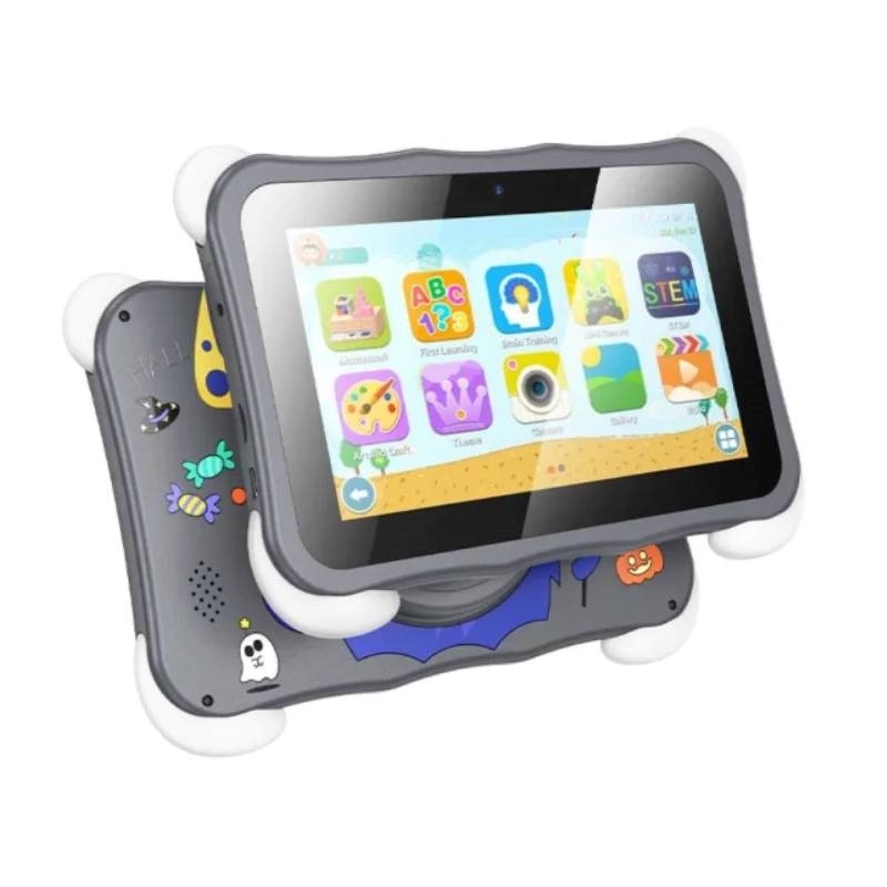 Hoco A16 Kids Tablet 7″ WiFi 4GB/32GB v5.2 3000 mAh MicroSD GPS Android Γονικό Έλεγχο και STEM Εφαρμογές Γκρι