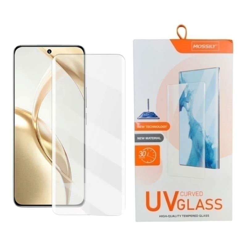 Προστασία Οθόνης Mossily Premium A+ Curved High Quality Liquid UV Glass Full Face Tempered Glass για Motorola Edge 60 Pro