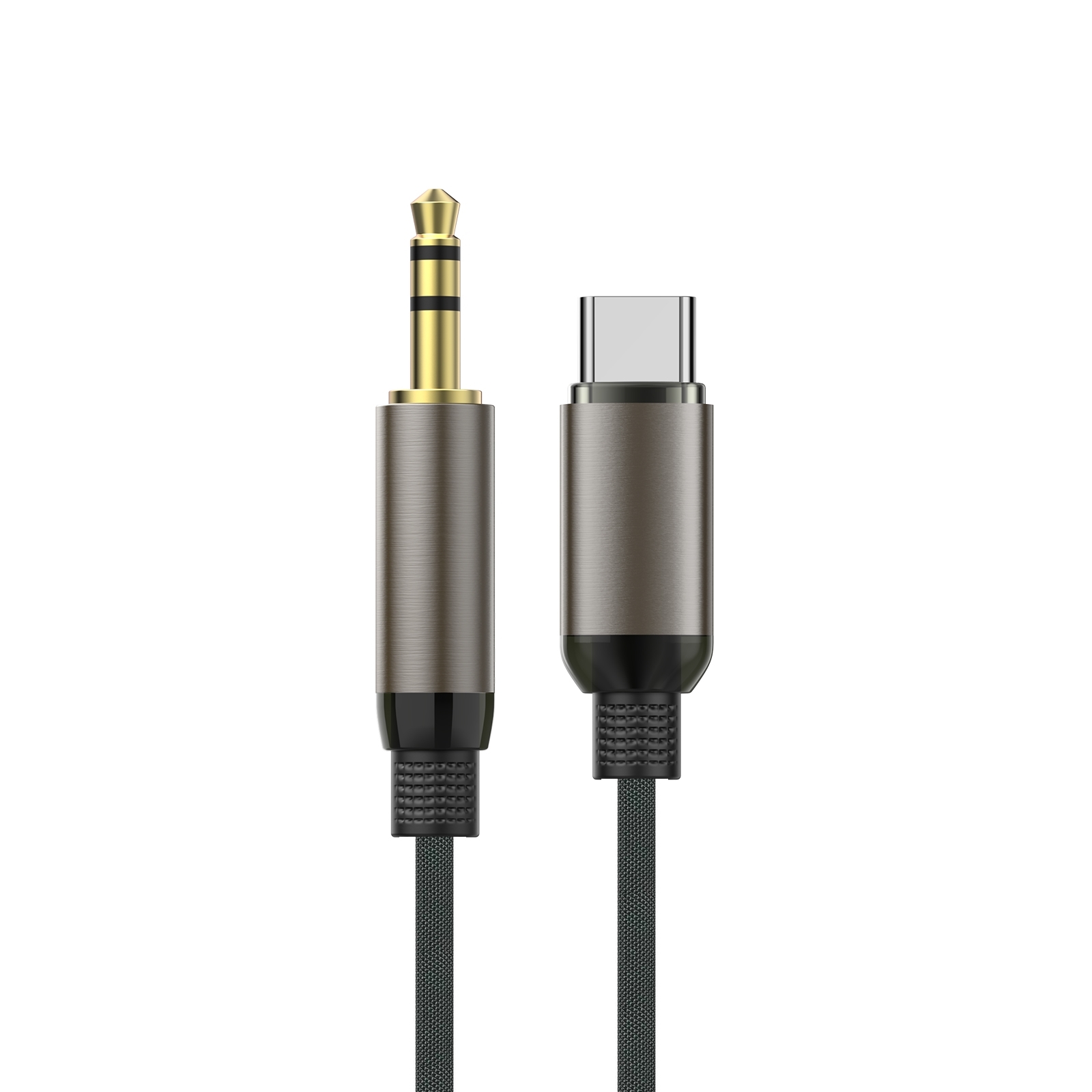 Aspor A253 Καλώδιο Ήχου - AUX - Audio Jack 3.5mm Σε Usb Type-C 1.2m - Χρώμα: Μαύρο