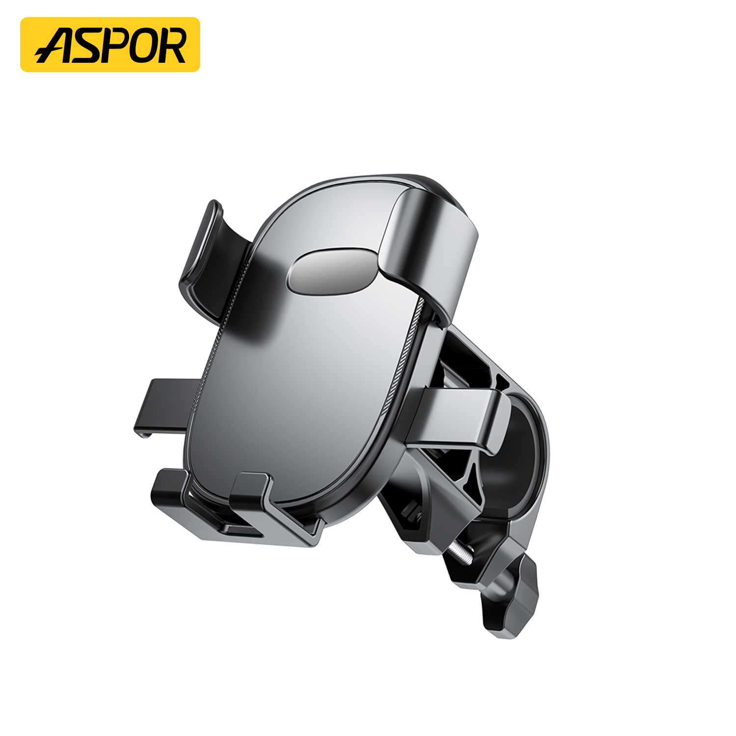 Aspor A705 Βάση Κινητού Μοτοσυκλέτας/μηχανή για το Τιμόνι - Μάυρο