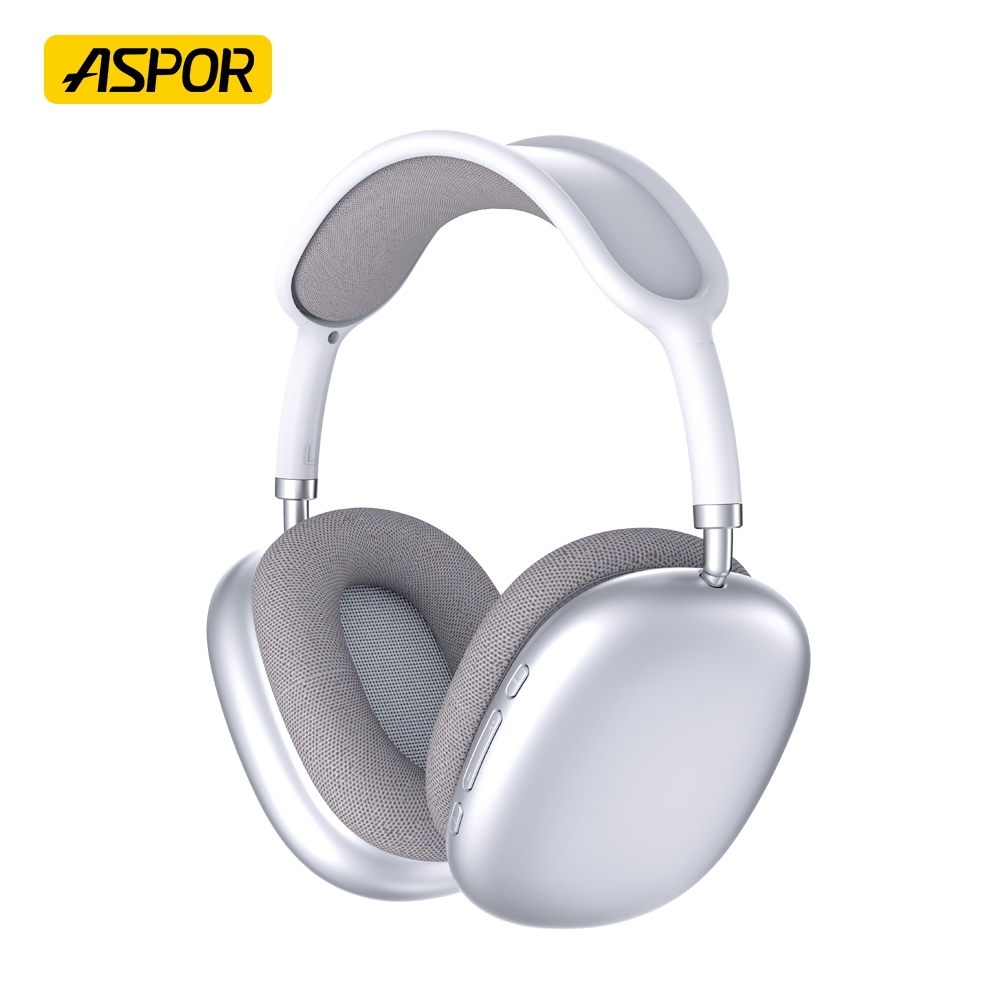 Aspor A618 Ασύρματα Ακουστικά On Ear με 300 ώρες Λειτουργίας και Quick Charge - Λευκό