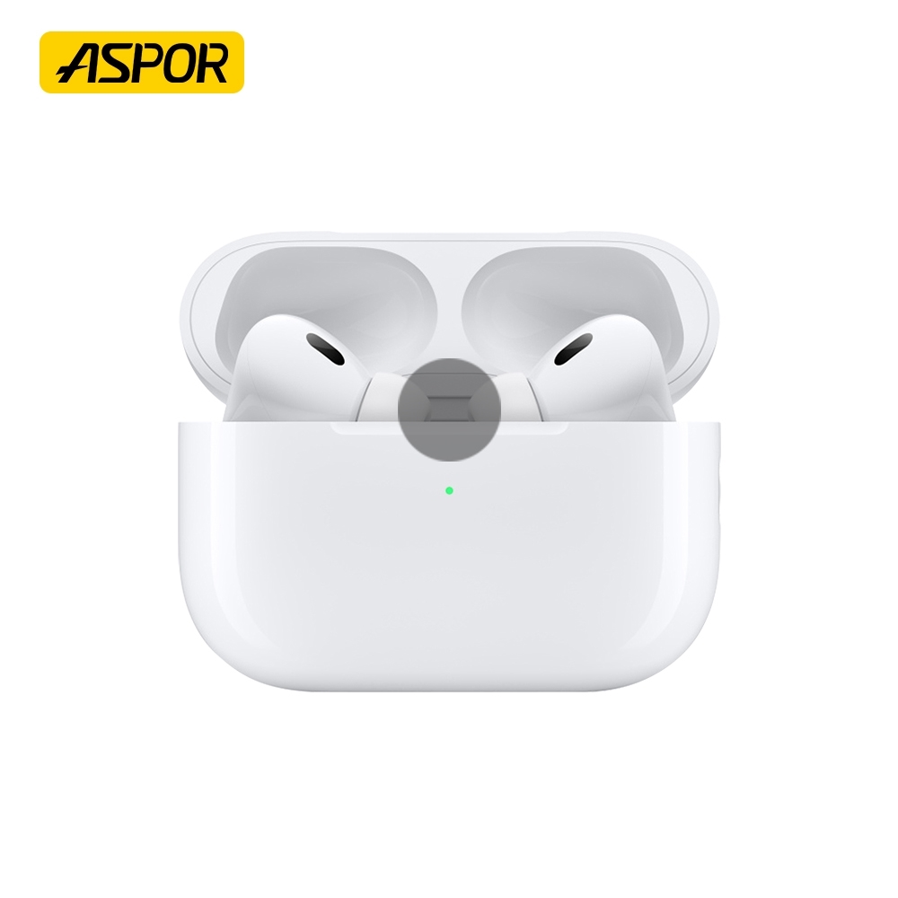 Aspor A620 Airbuds Pro 2 Ασύρματα Ακουστικά με Θήκη Φόρτισης - Λευκό