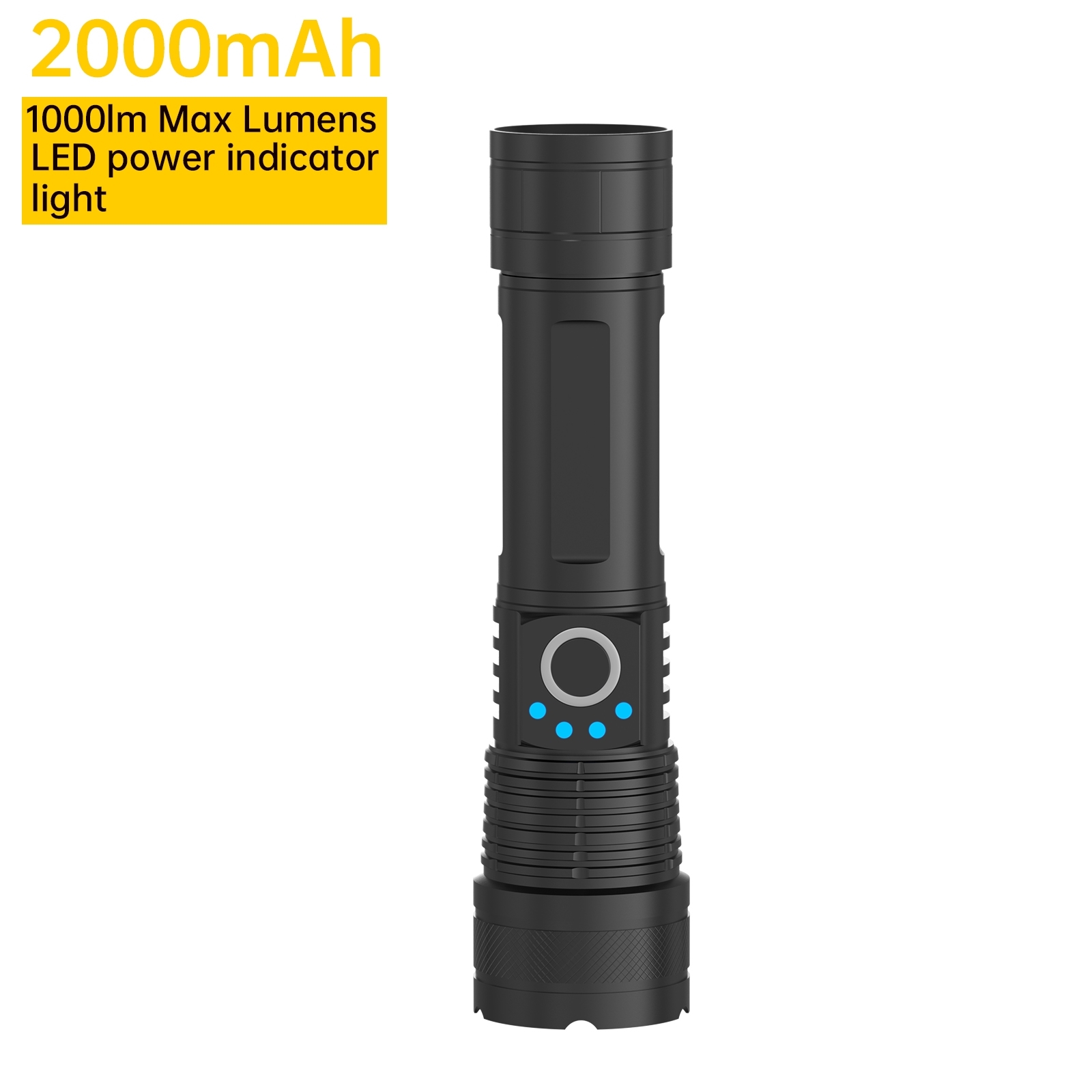 Aspor A761 Aluminum Alloy Flashlight Φακός Μπαταρίας Led lrradiation distance 500m