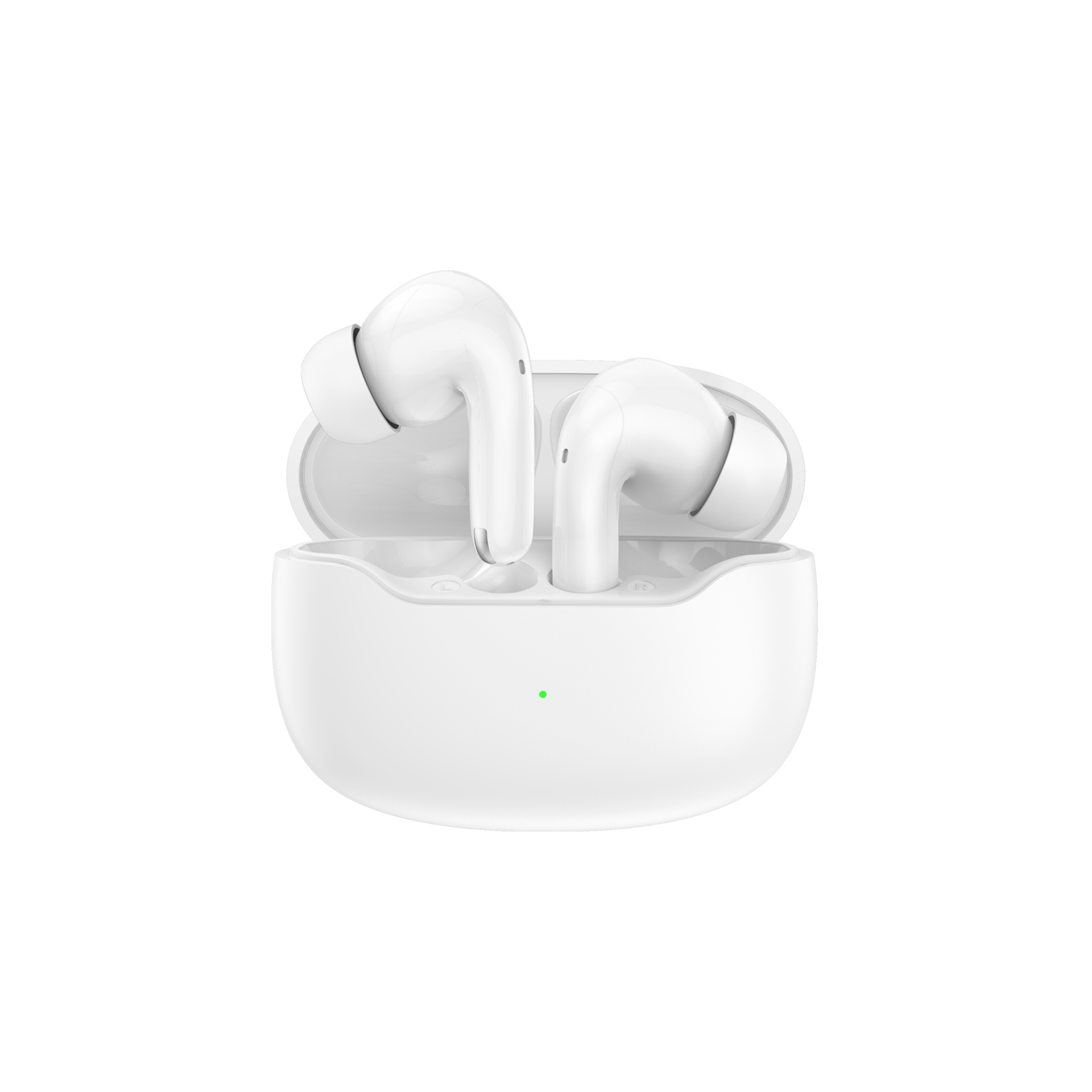 Foneng BL169 ANC+ENC Noise Canceling TWS Ασύρματα Ακουστικά με Θήκη Φόρτισης - Λευκό