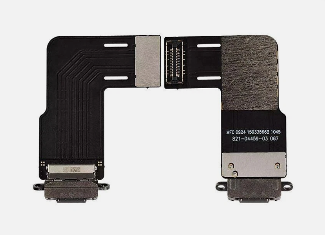 Καλωδιοταινία Φόρτισης / Charging Flex για Apple iPad Air 11 2024 A2902 / A2903 / A2904 - Χρώμα: Μαύρο