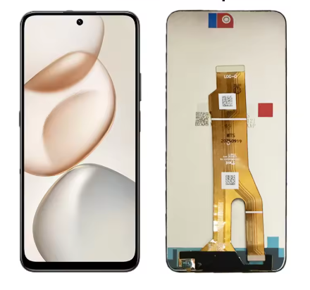 OEM FHD Οθόνη LCD με Μηχανισμό Αφής για Huawei Honor X7D 4G / 5G / 400 Smart 4G / 5G - Χρώμα: Μαύρο