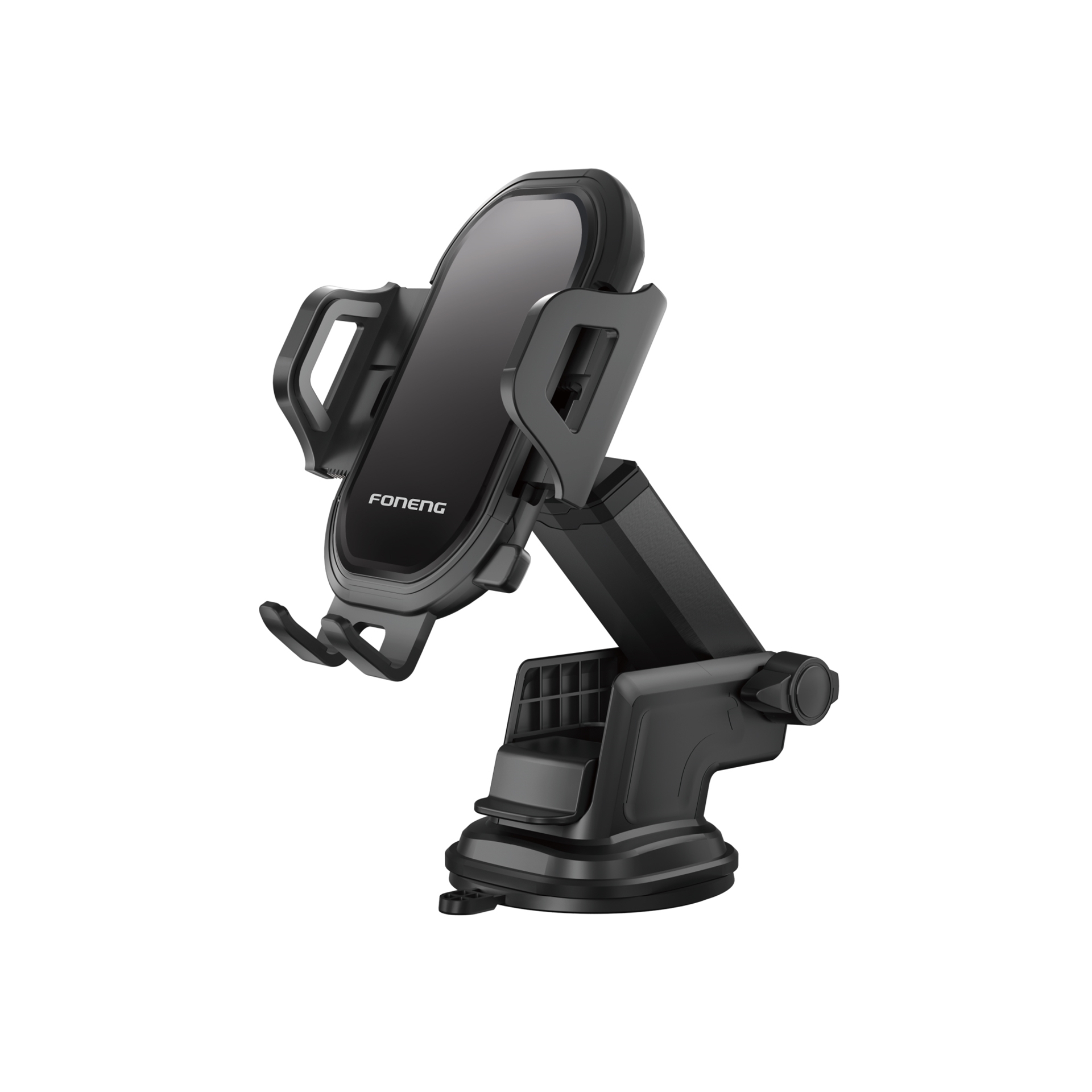 Foneng CP13 Magnetic Foldable Phone Holder Μαγνήτη Βάση Κινητού με βεντούζα - Μαύρο