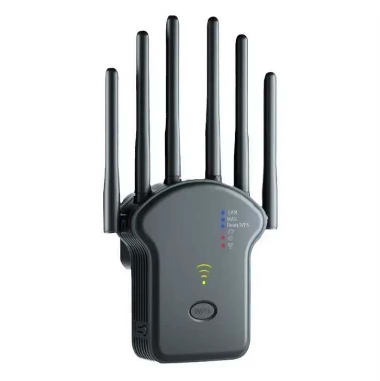 KouVolsen KOS-12077 Έξυπνος ασύρματος ενισχυτής σήματος wifi 2.4g-5.0g SD Ram 32mb - Μαύρο