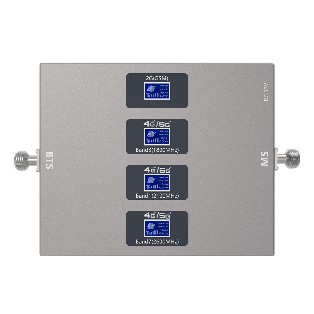 Ενισχυτής Σήματος Κινητής Τηλεφωνίας Multi-Band 5G / 4G / 3G – Αναμεταδότης Σήματος Bands 1/3/5/7/8/20/28 (700-2600 MHz)