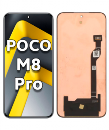 OEM Οθόνη LCD ( NO fingerprint ) με Μηχανισμό Αφής για Xiaomi POCO M8 PRO - Χρώμα: Μαύρο