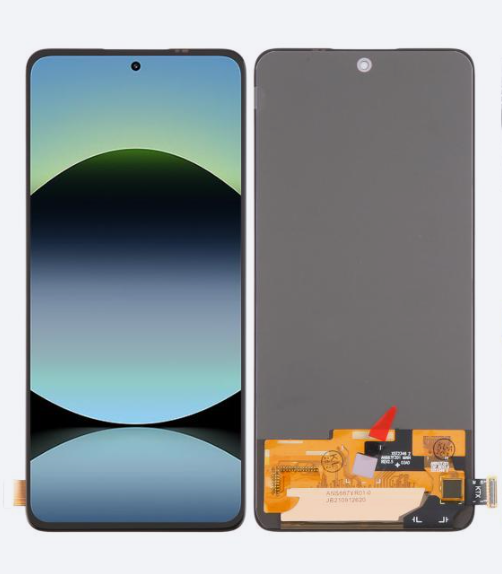 OEM Οθόνη LCD ( NO fingerprint ) με Μηχανισμό Αφής για Xiaomi Redmi Note 14 5G - Χρώμα:Μαύρο