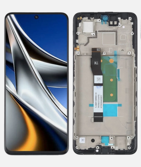 OEM Οθόνη LCD με Μηχανισμό Αφής και Πλαίσιο για Xiaomi Poco X4 GT 5G / Note 11T Pro - Χρώμα: Μαύρο