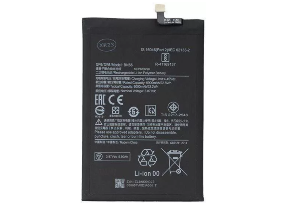 Μπαταρία Συμβατή για Xiaomi Poco C40 (BN66) – 6000 mAh Αρχική Χωρητικότητα Μπαταρία Li-Ion Polymer (DEJI)